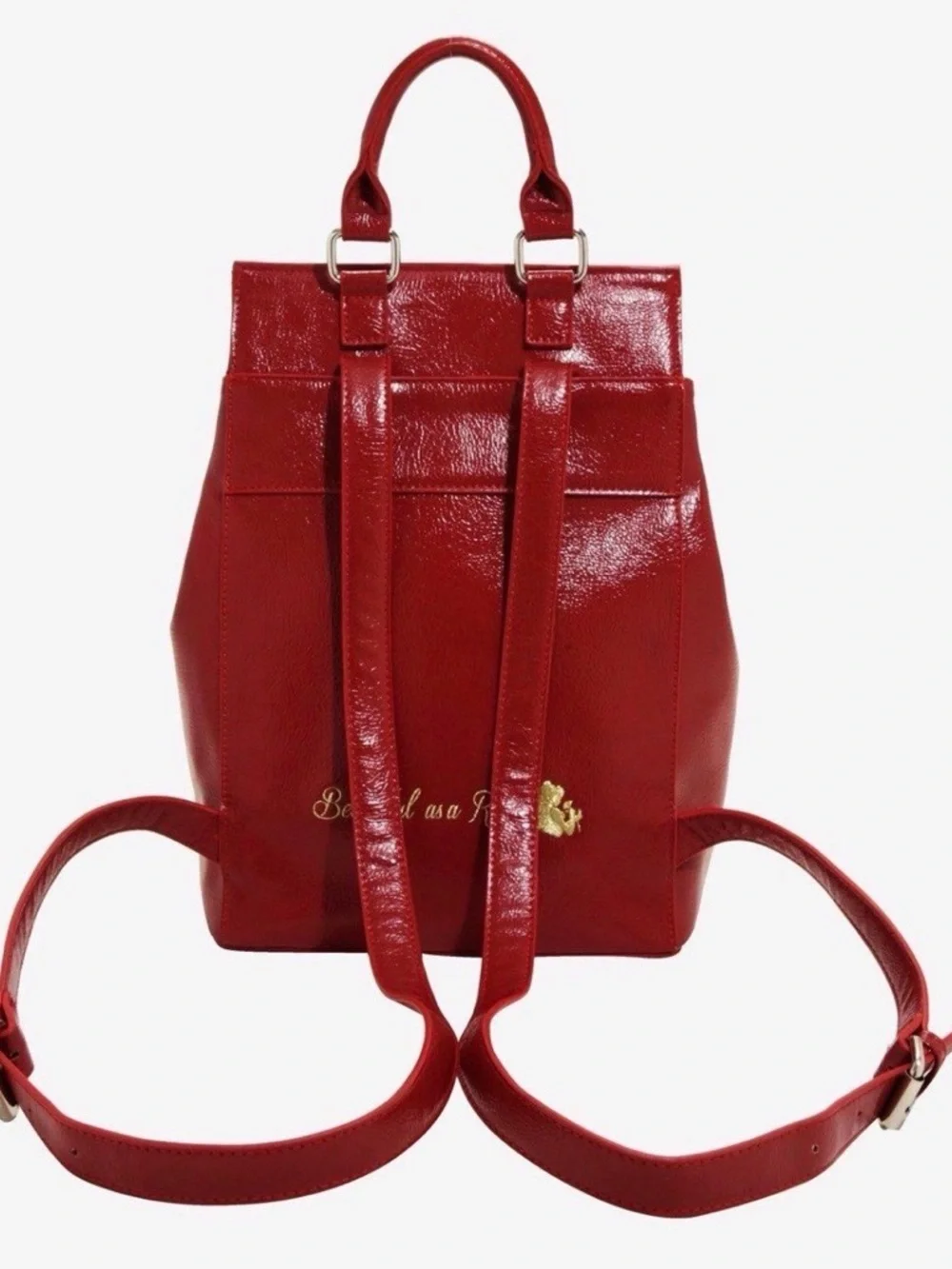 Danielle Nicole Disney Red Rose Beauty and the Beast Backpack - Picture 3 of 10